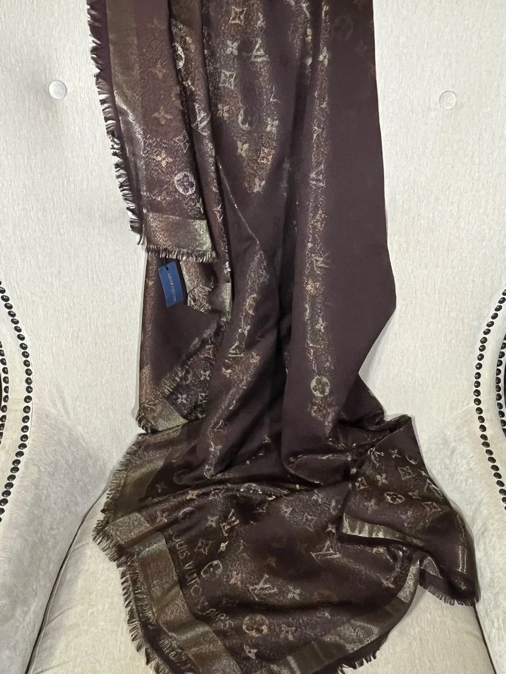Brown scarf unisex